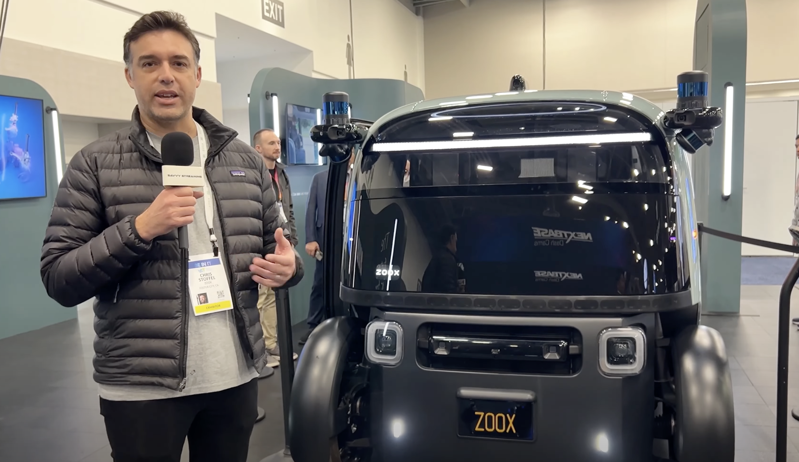 Zoox automous vehicles on Las Vegas roads